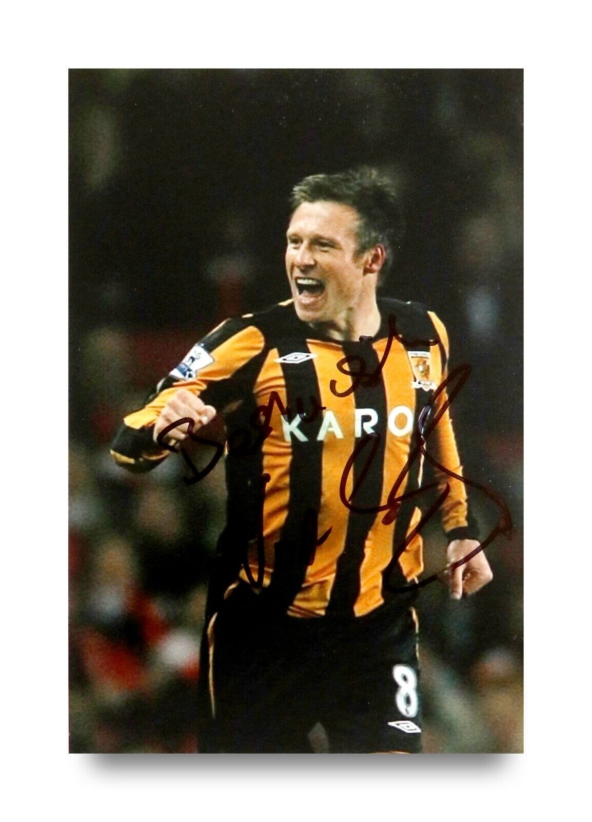 Nick Barmby Signed 6x4 Photo Poster painting Hull City Liverpool England Genuine Autograph + COA