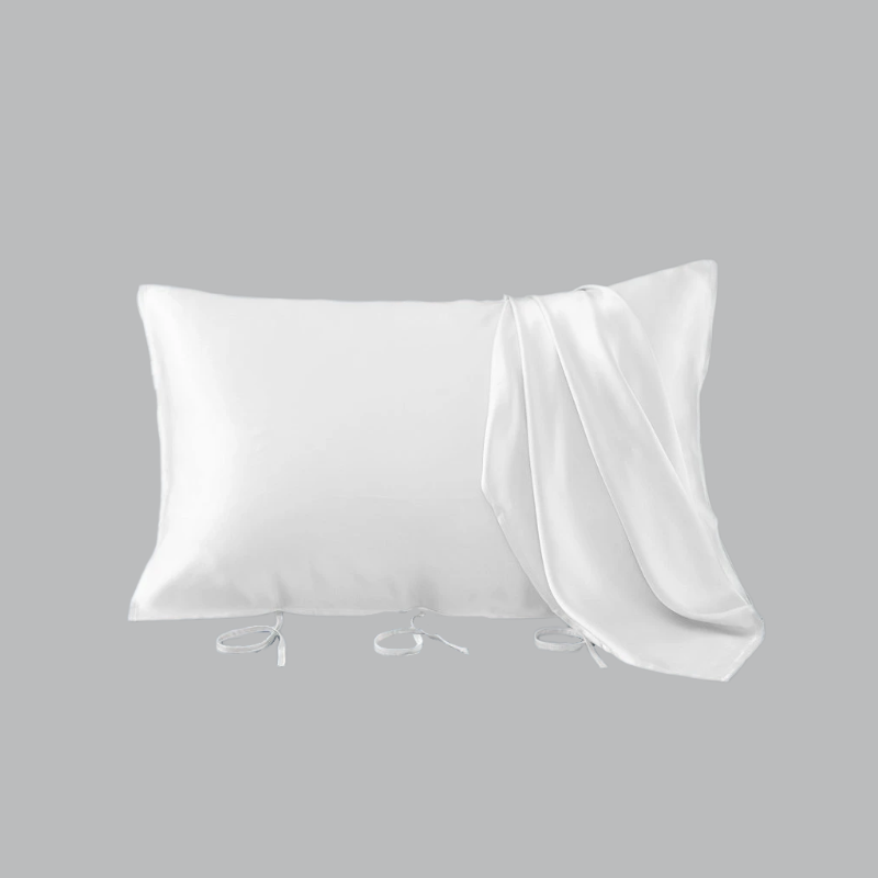 Lace-up Travel Silk Pillowcase REAL SILK LIFE
