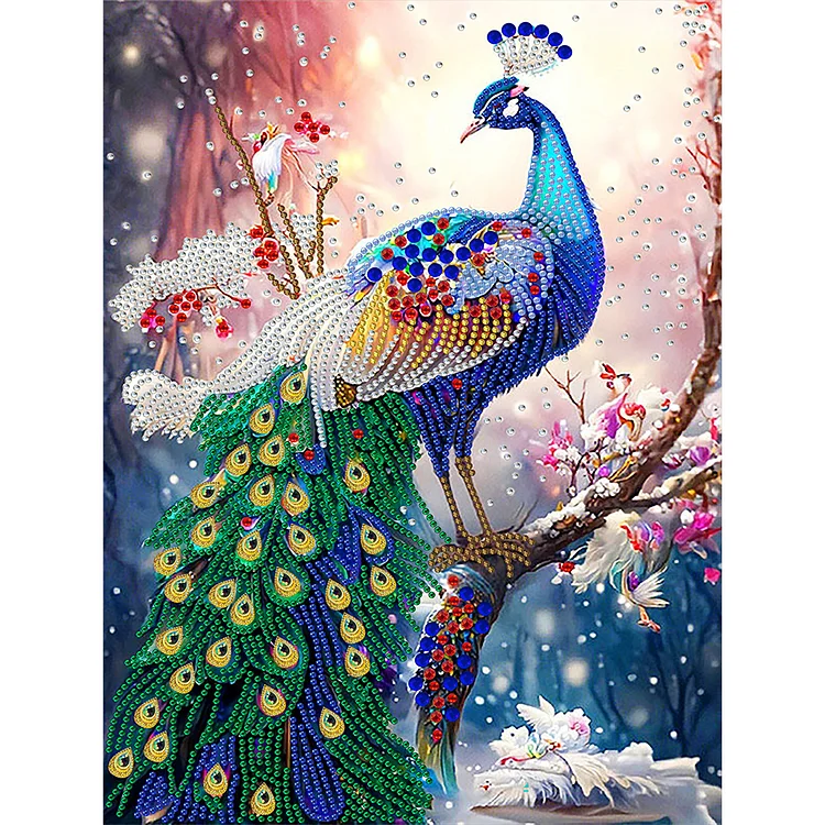 Fantasy Landscape Peacock 5D Diamond Painting Bedroom Decoration