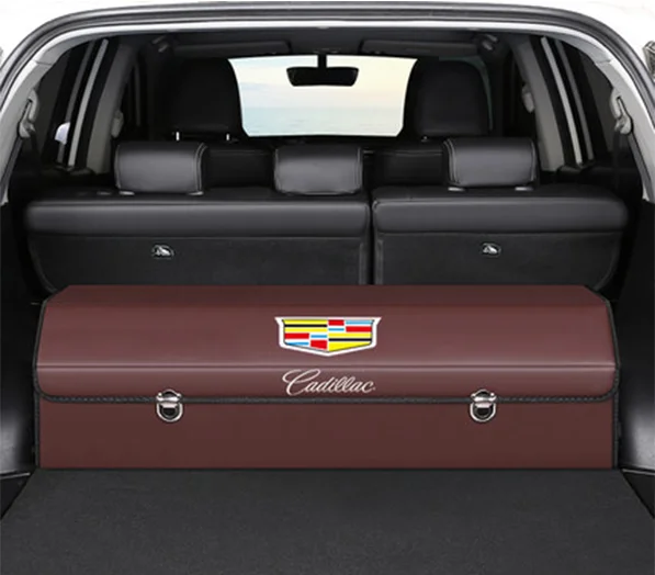 Car Trunk Leather Storage Box