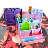 Diamond Painting Tool Rack with Built-in Funnel & Multi-Compartment Storage Pen Holder Diamond Painting Accessories