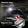 Dual LED Portable Keychain Light 600mAh USB Rechargeable Camping Pocket Lantern