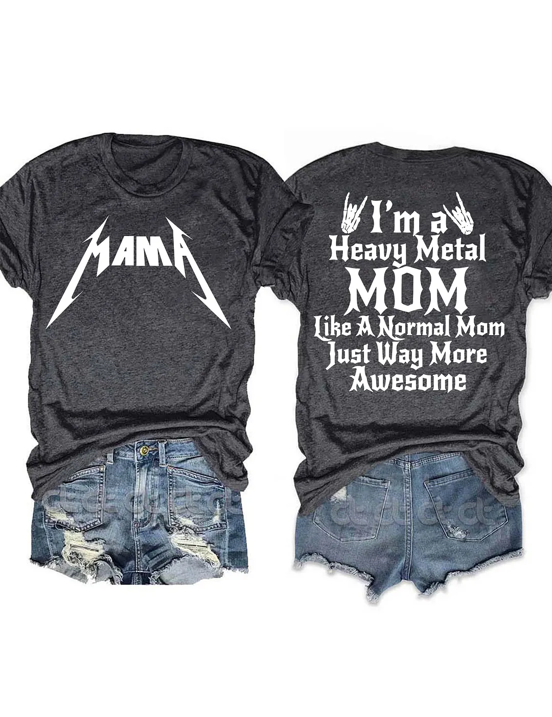 Rock Mama Tee - White main image 1