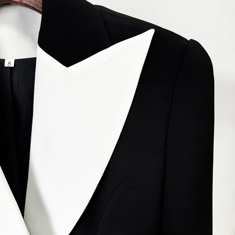 Nigikala Nigikala New Star Fashion Collage Bump Color Dark Buckle Repair Suit Jacket Jacket Jacket