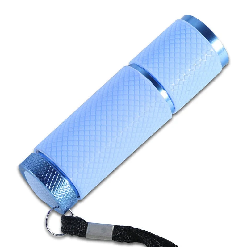 HOT  Small Glow Flashlights with 9 LED Lights UV Currency Detector Lamp Portable Light Nail Dryer For Nail Gel SANA889-Nail Inspo