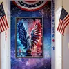 Diamond Painting -DIY Round Drill Independence Day Statue of Liberty with Wing(60*40CM)