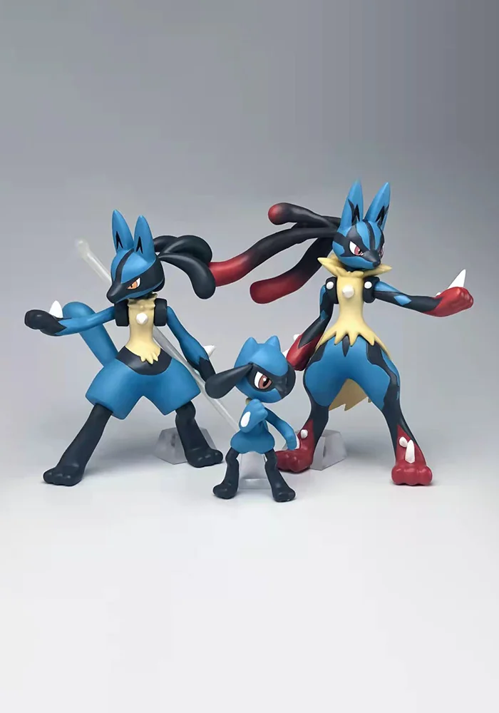 1/20 Scale World Zukan Riolu & Lucario - Pokemon Resin Statue - TuJianBuQuan Studios -shopify