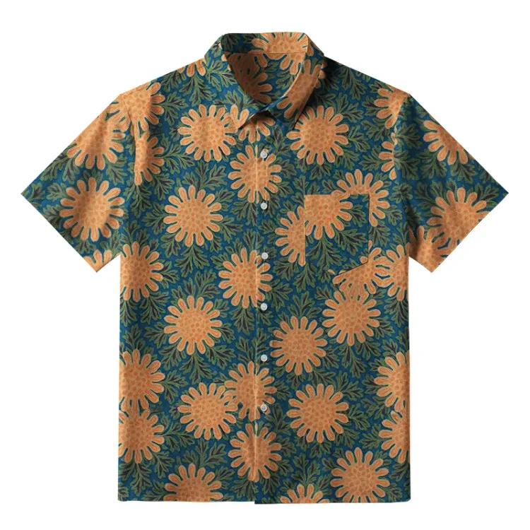 Chrysanthemum Japan Button-up Shirt