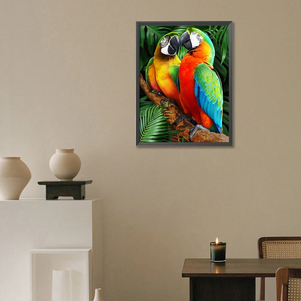 Diamond Painting - Full Round Drill - Parrot(Canvas|30*40cm)