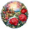 Peony Manor-11CT Stamped Cross Stitch 40*40cm/15.75*15.75in tapestrymarket