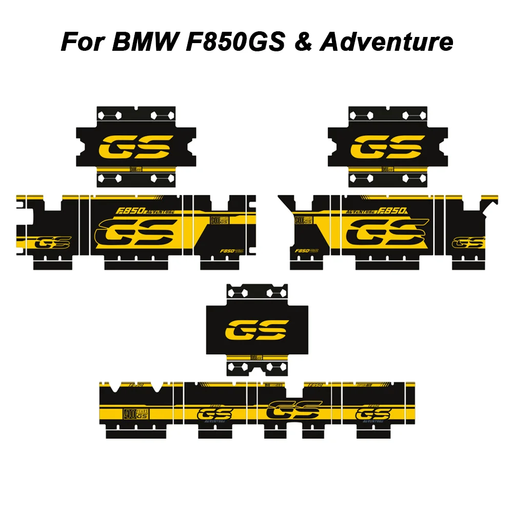 Stickers For BMW F850GS & Adventure Aluminum Panniers & Top Boxes Decals