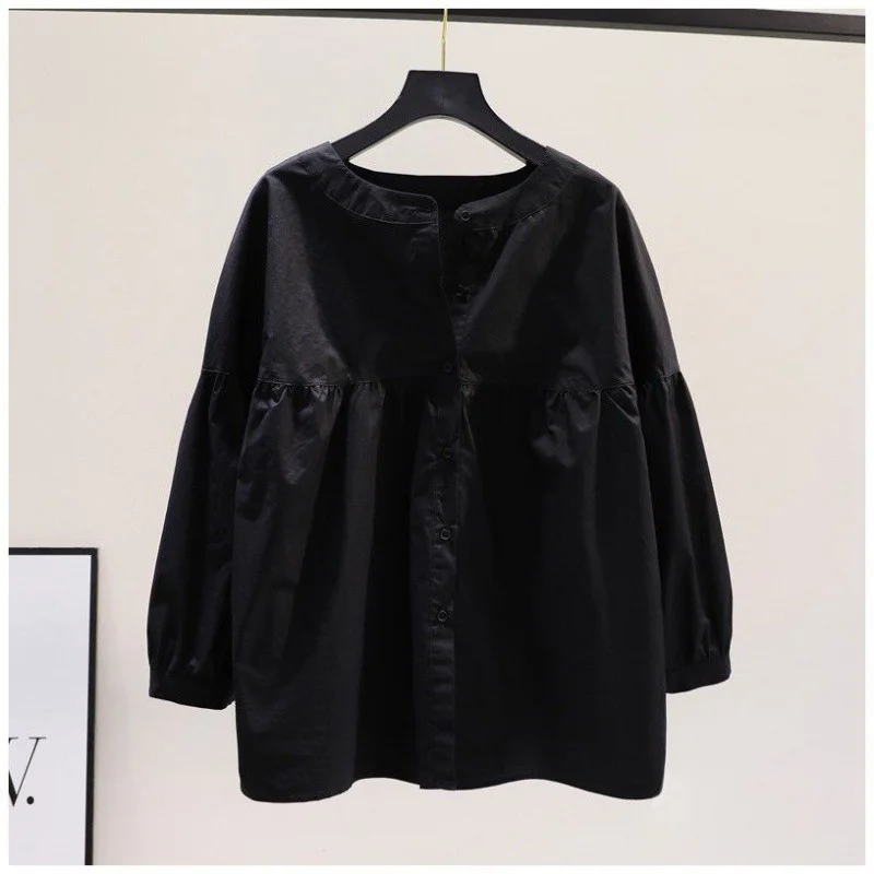 Athvotar Athvotar 2025 Spring And Autumn New Shirt Women's Korean Version Of Loose Women's Shirt Fashion Temperament Cardigan Shirt Tide