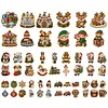 Diamond Painting Fridge Magnets Kit Christmas 6Pcs Pearl Resin DIY Craft