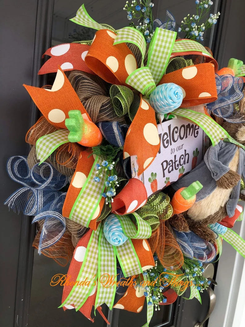 2022 New Easter Decoration - Peter Rabbit Wreath