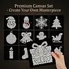 12Pcs DIY Pearl Painting Christmas for Home Wall Decor(15x15cm)