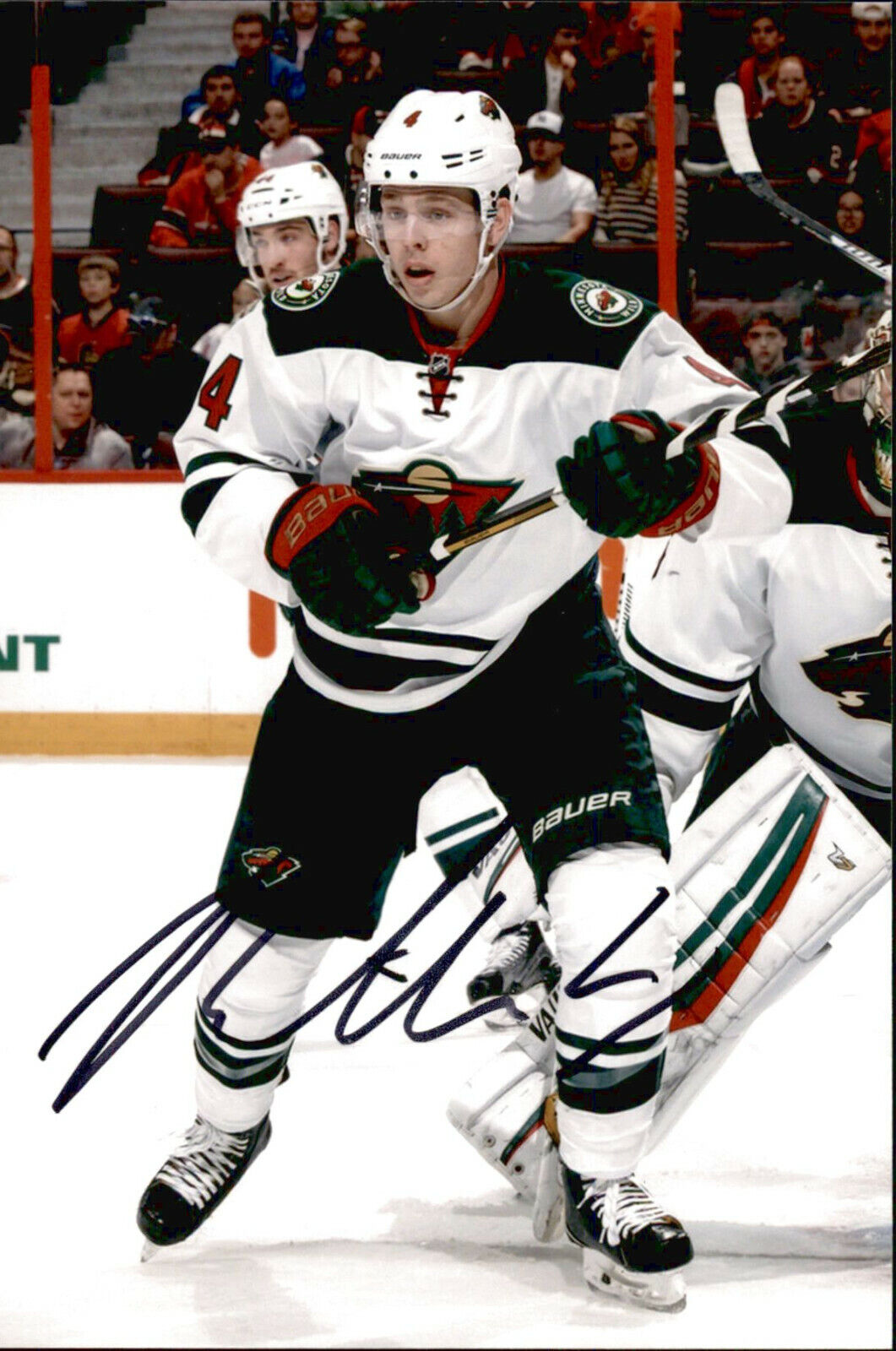 Mike Reilly SIGNED autographed 4x6 Photo Poster painting MINNESOTA WILD / OTTAWA SENATORS #4