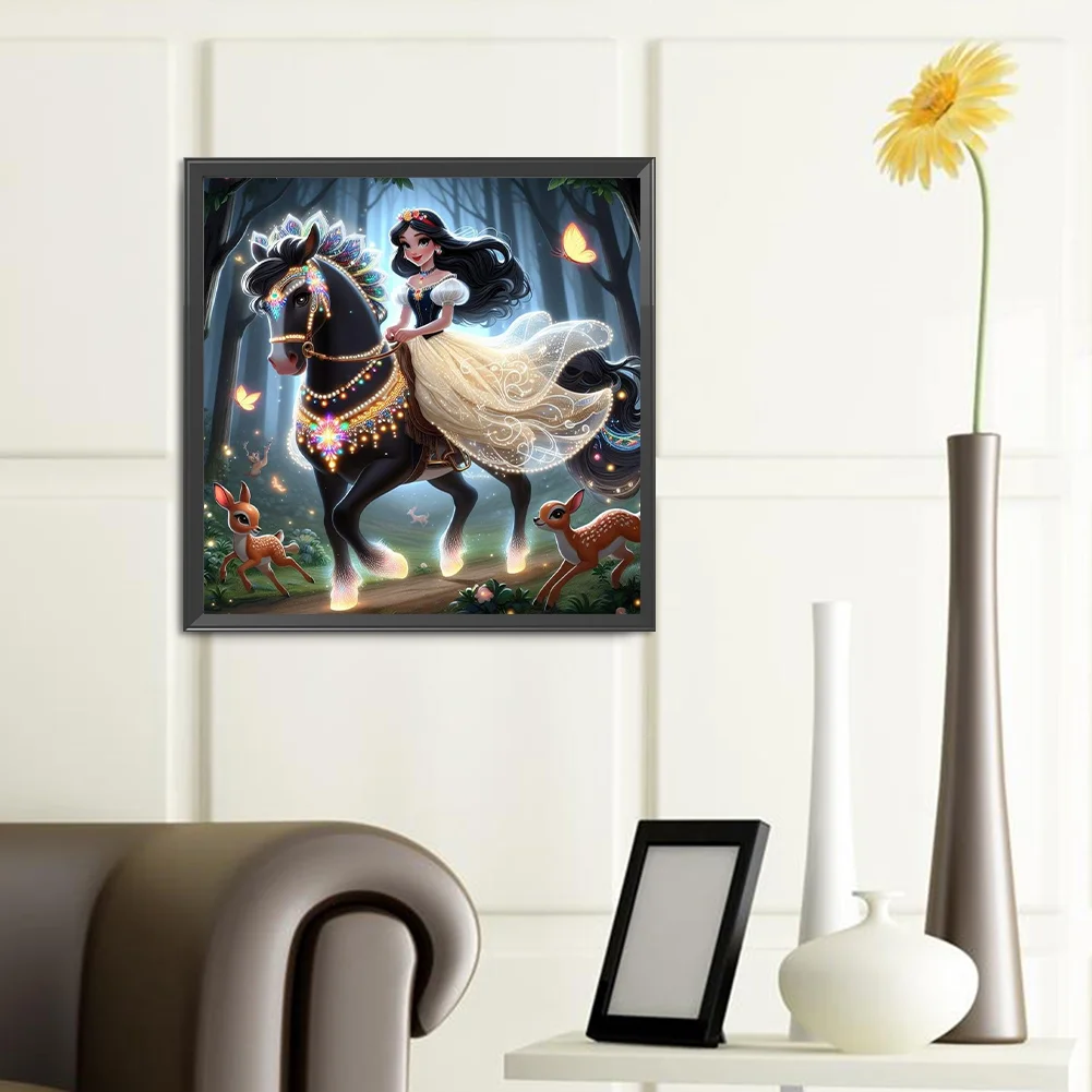 Diamond Painting - Full Round Drill - Princess Snow White(Canvas|40*40cm)