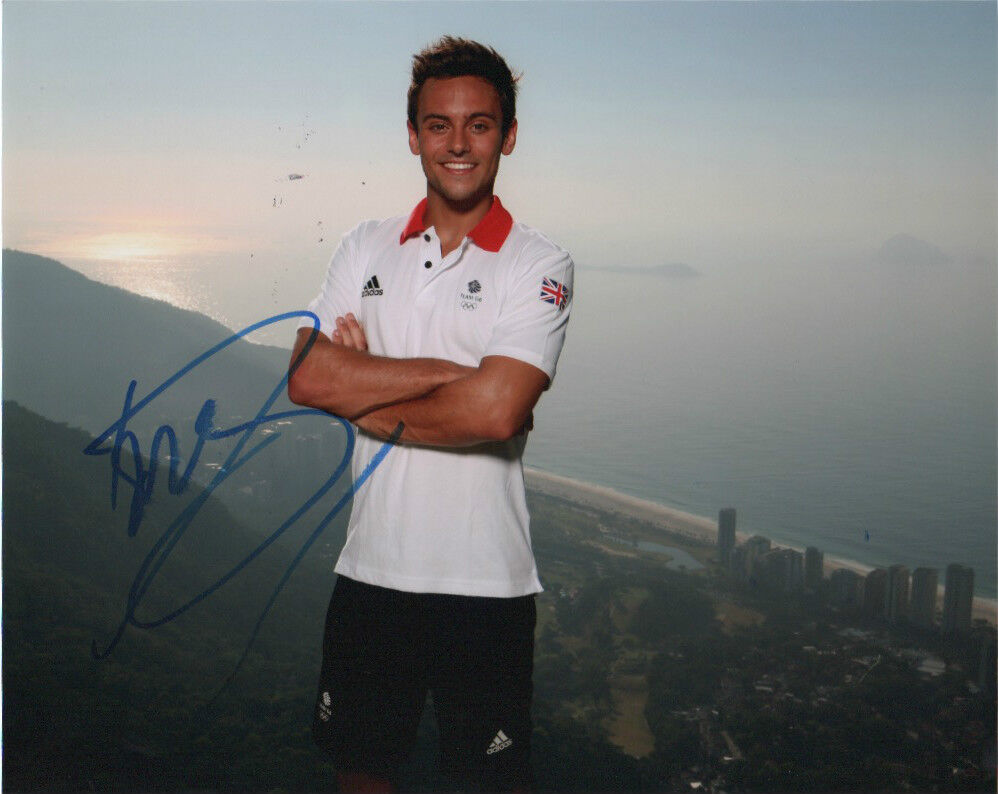 Tom Daley Diving Autographed Signed 8x10 Photo Poster painting COA #7