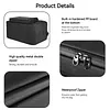 Travel Carrying Case for JBL Partybox On The Go 1/2 Speaker Essential Protective Carrying Storage Case with Shoulder Strap
