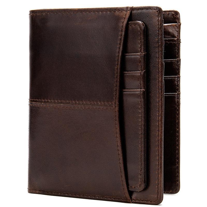 Men's Retro Style Casual Multi-Card Leather Mini Wallet