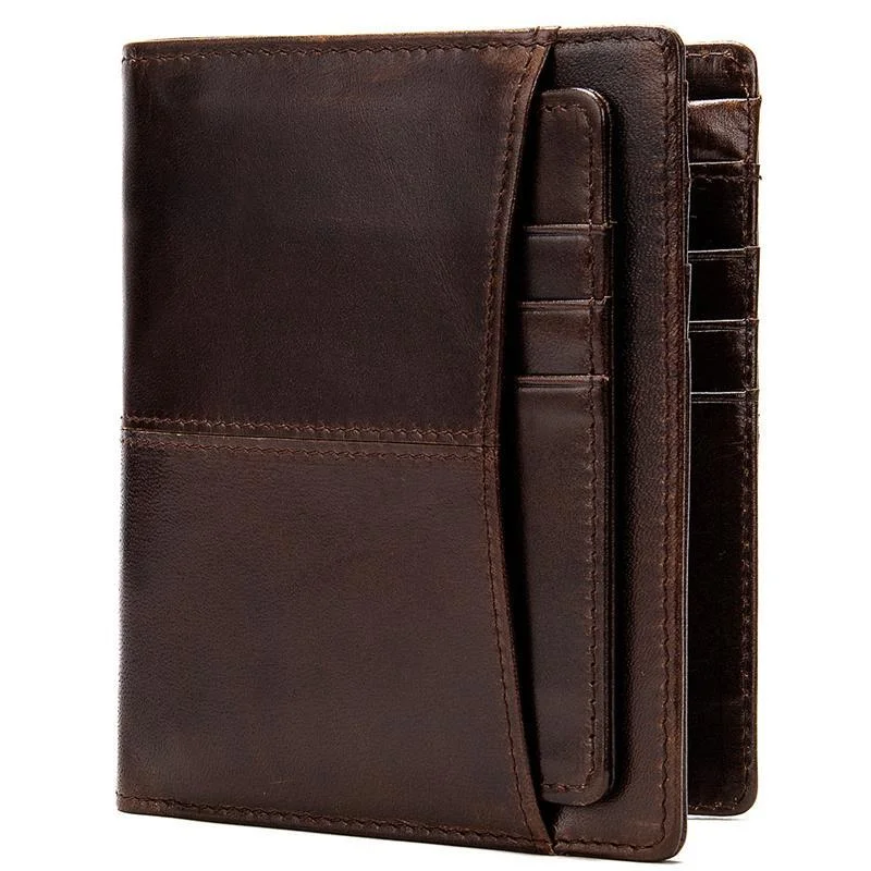 Men's Retro Style Casual Multi-Card Leather Mini Wallet