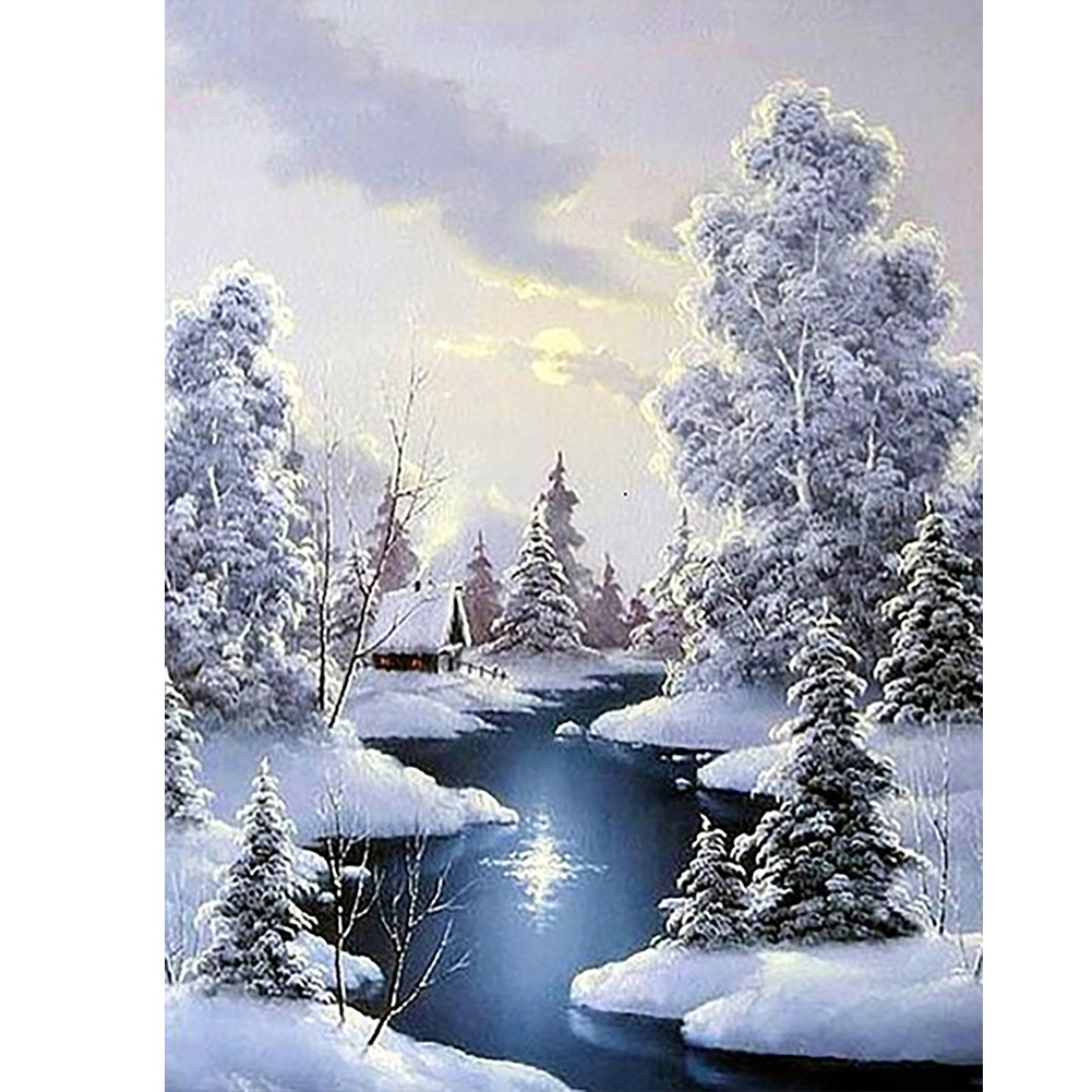 

(Multi-Size) Sunset Scenery - Round/Square Drill Diamond Painting 30*40CM/40*50CM, Square diamond 30*40cm, 501 Original