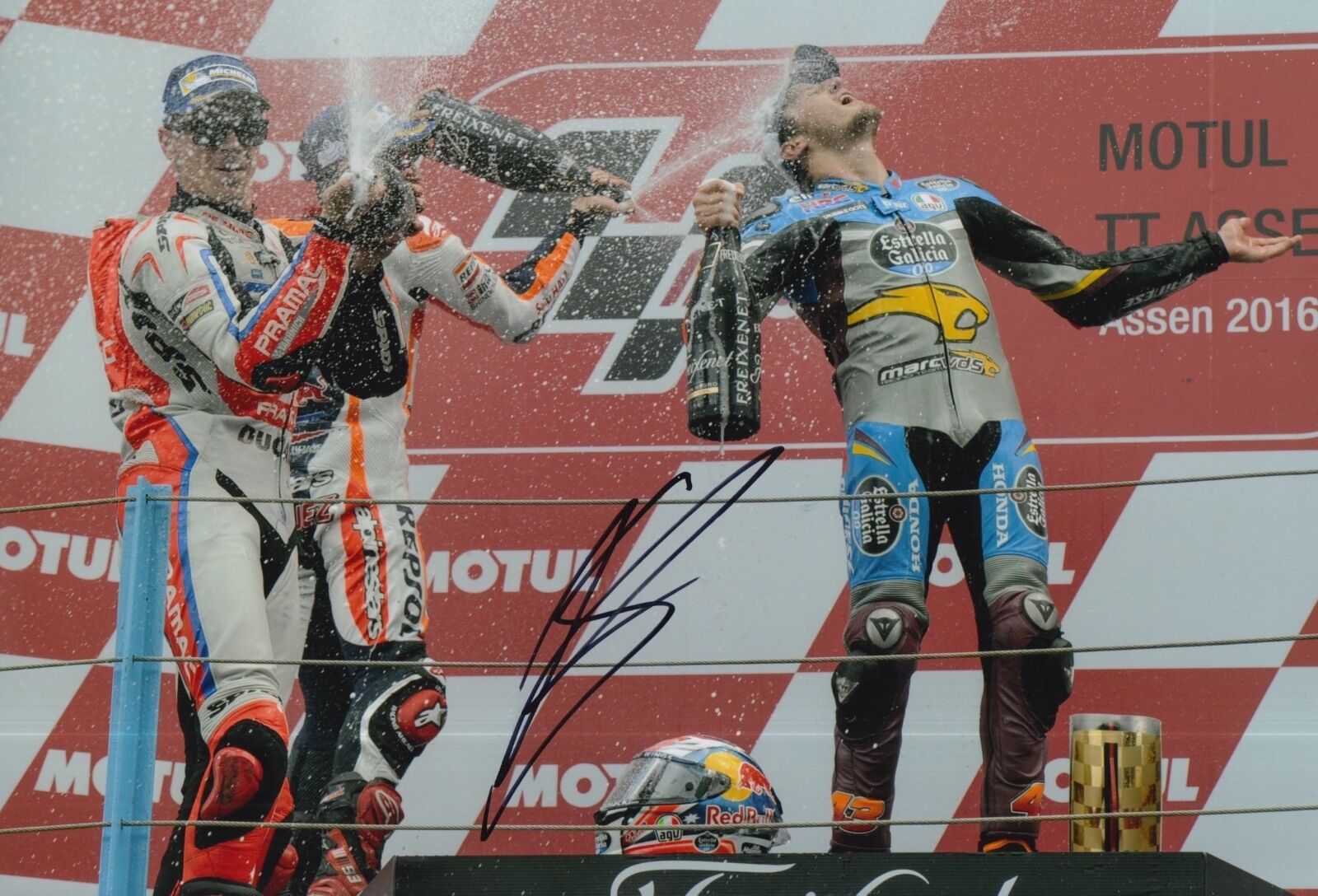 Scott Redding Hand Signed 12x8 Photo Poster painting OCTO Pramac Ducati 2016 MOTOGP.