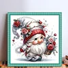 Flower Gnome-18CT Stamped Cross Stitch 30*30cm/11.81*11.81in