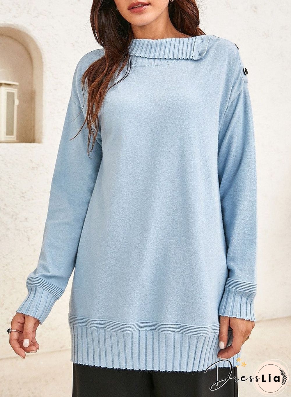 Fashionable And Casual Women's Woollen Tops