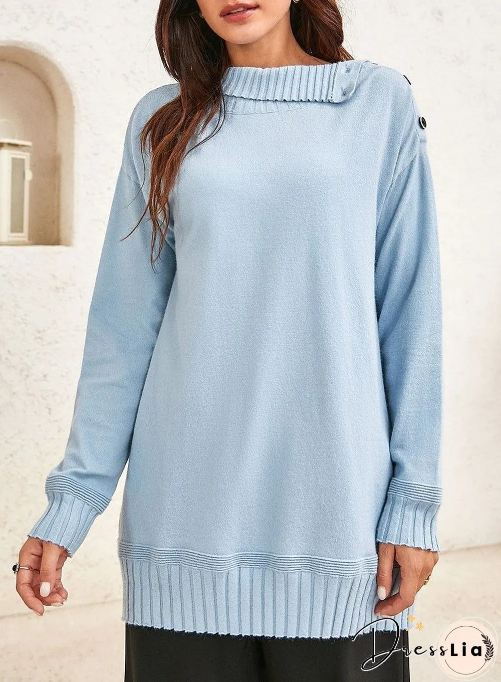 Fashionable And Casual Women's Woollen Tops