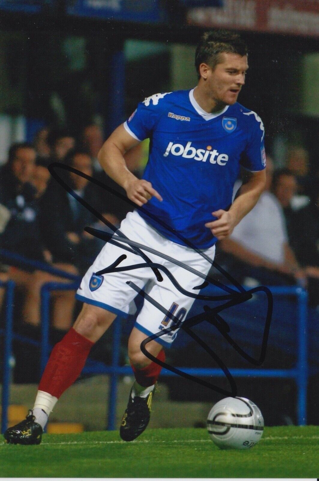 DAVID NUGENT HAND SIGNED 6X4 Photo Poster painting - FOOTBALL AUTOGRAPH - PORTSMOUTH.