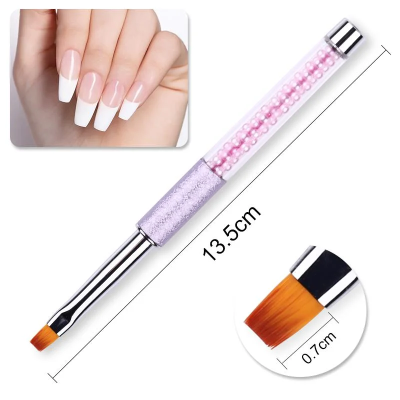 1Pc Nail Art Brushes For Manicure UV Gel Brush Pen Extensions Acrylic Nail Art Painting Drawing Carving Pen Phototherapy Brush-Nail Inspo
