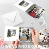 6PCS DIY Diamond Art Greeting Cards Christmas Mouse Congratulations Cards & Gift