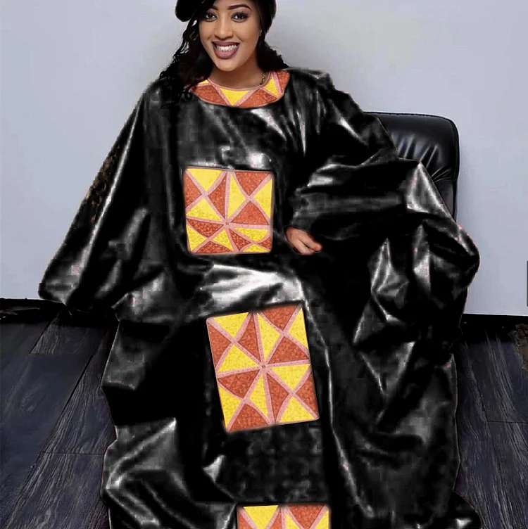 Free Style African Dress For Woman Embroidery Design Ladys Clothes Plus Size Dresses For Women QueenFunky