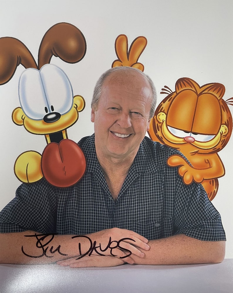 Jim Davis Signed Autographed Garfield