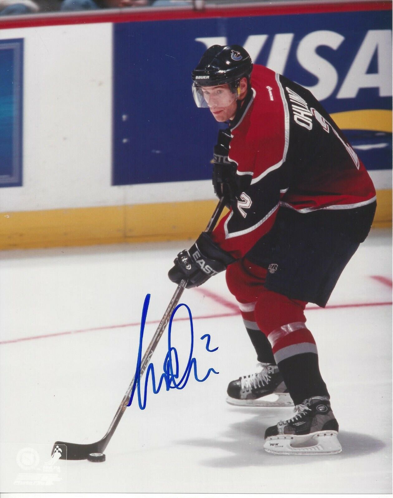 Mattias Ohlund Autographed 8x10 Vancouver Canucks#S228