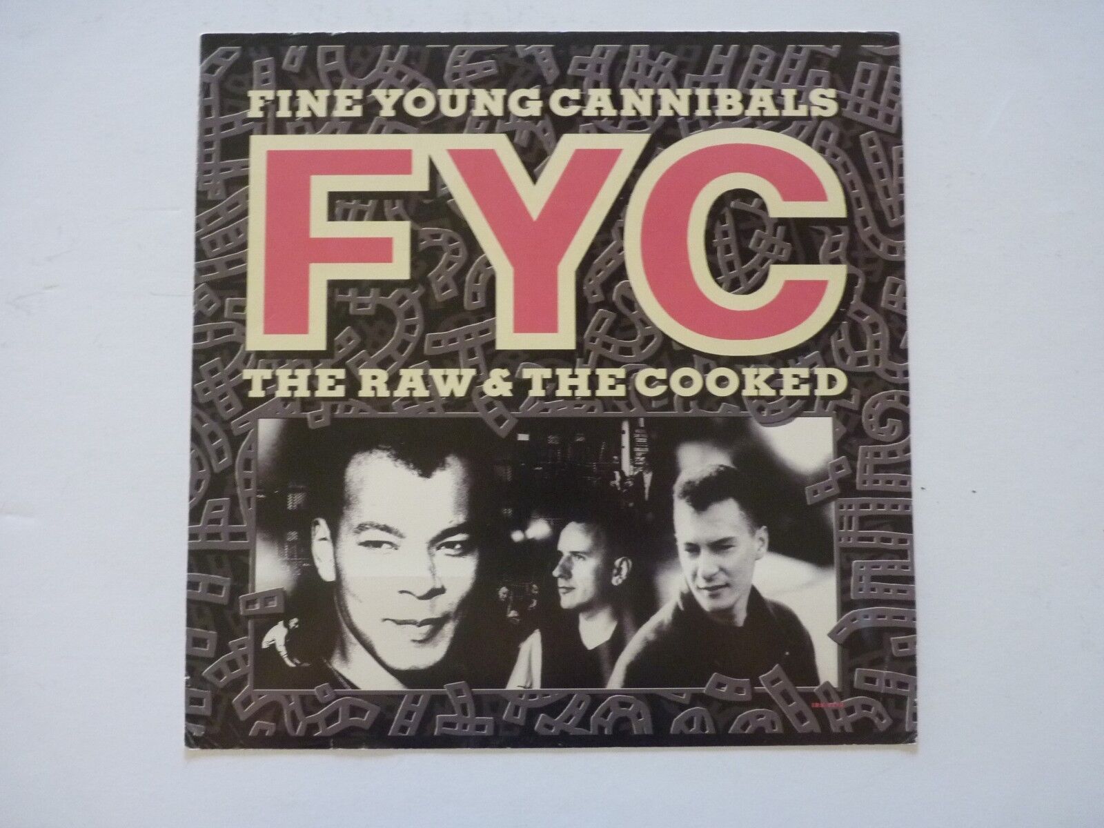 FYC Fine Young Cannibals Raw & Cooked LP Record Photo Poster painting Flat 12x12 Poster