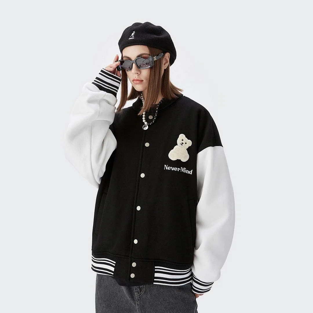 Killed Teddy Bear Varsity Jacket