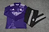 2024/2025 Real Madrid Royal Purple Special Edition Half-Pull Training Suit Football Shirt 1:1 Thai Quality Set