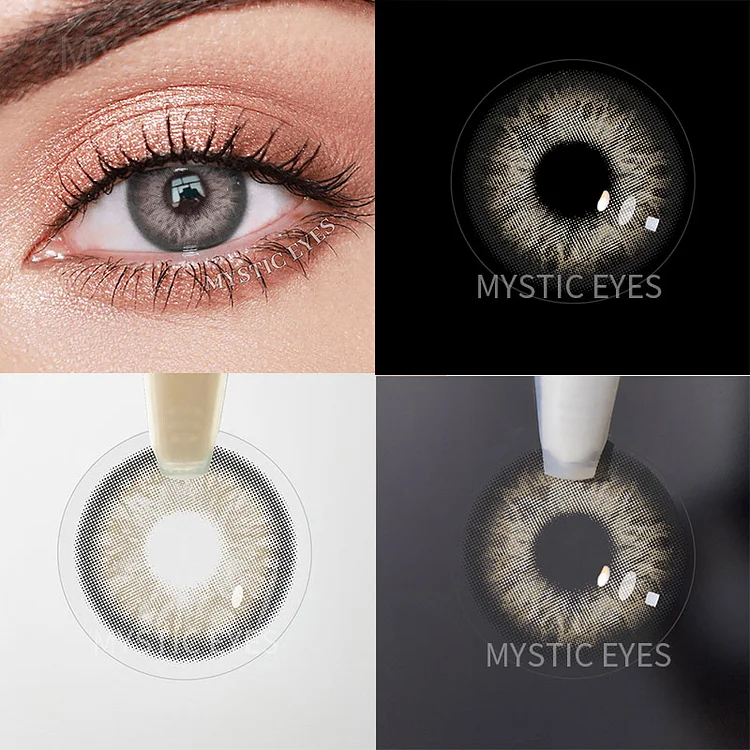 MYSTIC EYES Jupiter Amber Contact Lenses