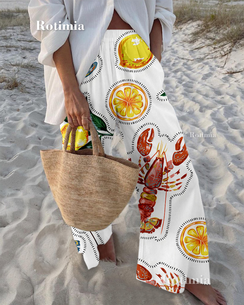 Beach Resort Printed Mini Dress
