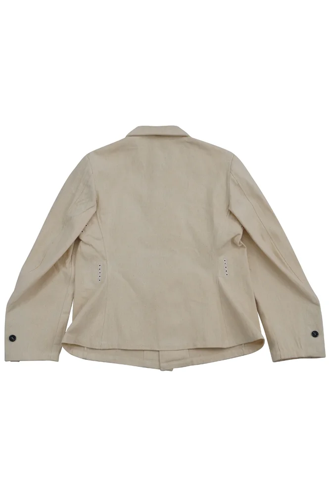   Luftwaffe German HBT Off-White Drill Service Flight Tunic Fliegerbluse German-Uniform