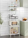6 Tier Metal Storage Shelf Heavy Duty Shelving Unit for Kitchen Bathroom Laundry