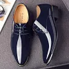 men patent leather shoes