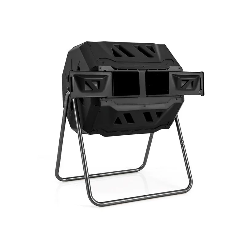 Tumbling Compost Bin Outdoor 360° Rotatable Tumbling Composter