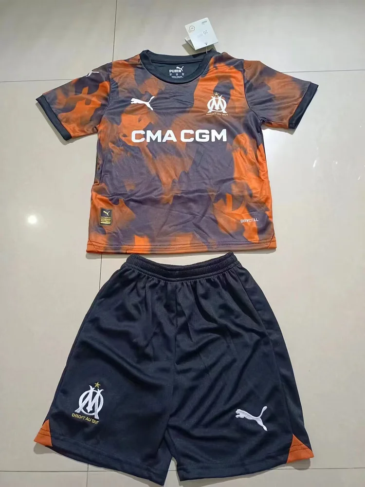 2023/2024 Marseille second away children's jersey