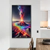 (40*70cm)Colorful Volcanic Eruption - Full Round Drill Diamond Painting