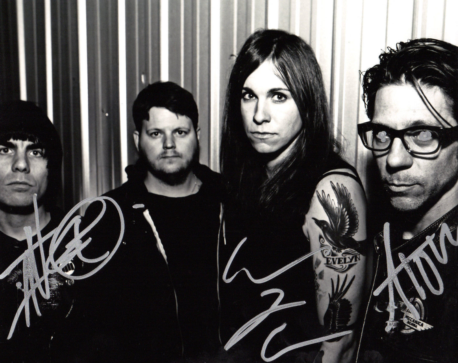 GFA Laura Jane Grace Band * AGAINST ME! * Signed 8x10 Photo Poster painting A1 COA