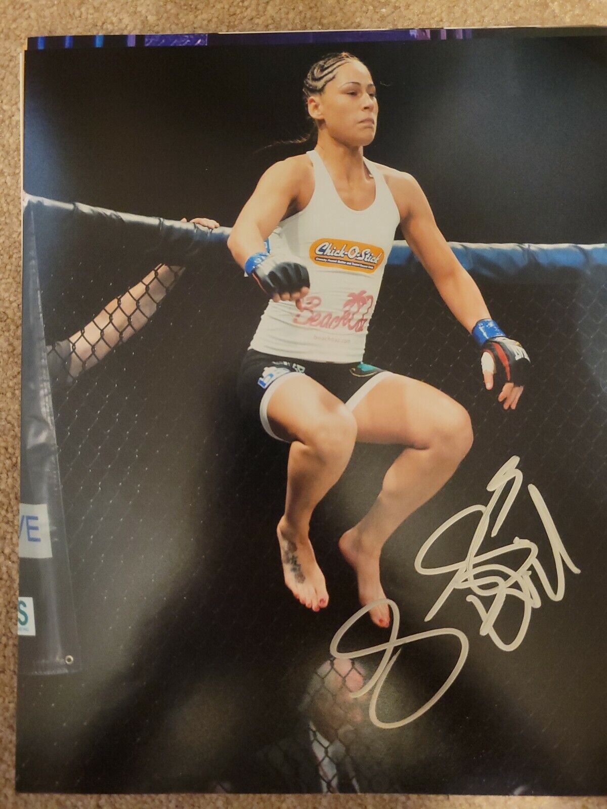 JESSICA EVIL EYE SIGNED AUTOGRAPHED 8X10 Photo Poster painting UFC MMA STAR