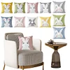Easter Bunny Faux Fur Pillow Case 45x45cm Plush Rabbit Pillowcase for Home Decor